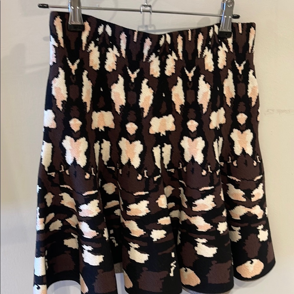 Patterned A-Line Skirt